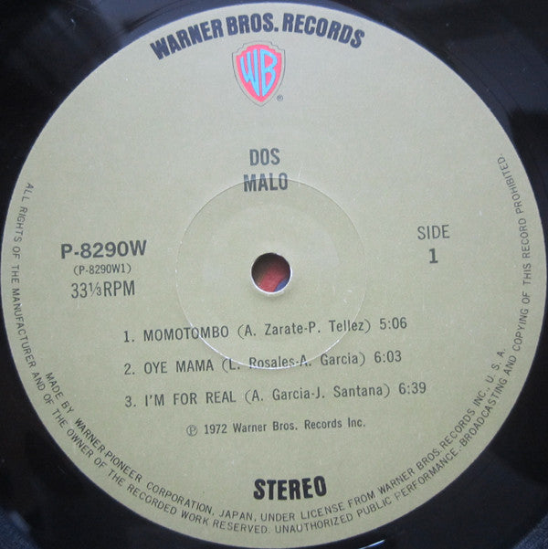 Release: Dos-Vinyl-Japan-1972-P-8290W-2930465