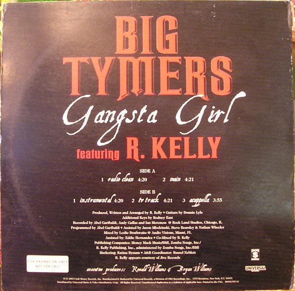 Release: Gangsta Girl-Vinyl-US-2003-B0001355-11, B0001355-11-2271064