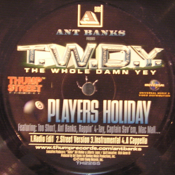 Master Release: Players Holiday by Ant Banks