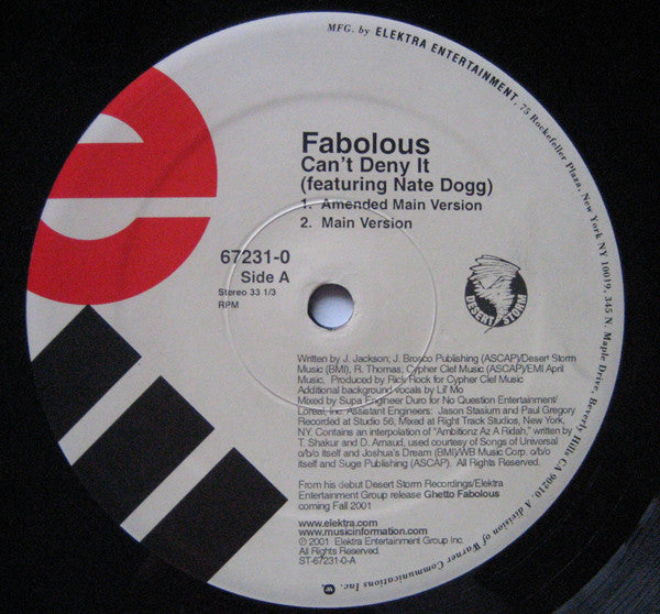 Master Release: Can't Deny It by Fabolous