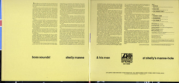 Release: Boss Sounds! Shelly Manne & His Men At Shelly Manne-Hole-Vinyl-US-1966-SD 1469-3117208