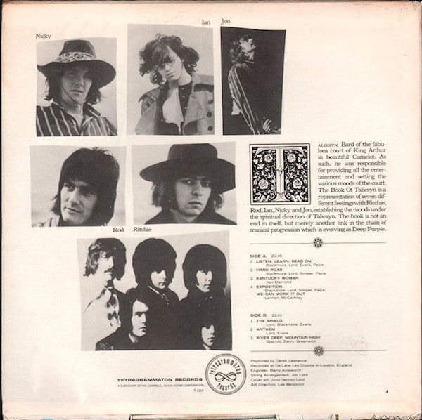 Release: The Book Of Taliesyn-Vinyl-US-1968-T-107-1314878
