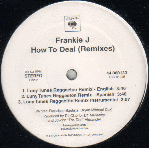 Release: How To Deal-Vinyl-US-2005-44 080133-3318592