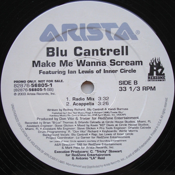 Master Release: Make Me Wanna Scream by Blu Cantrell
