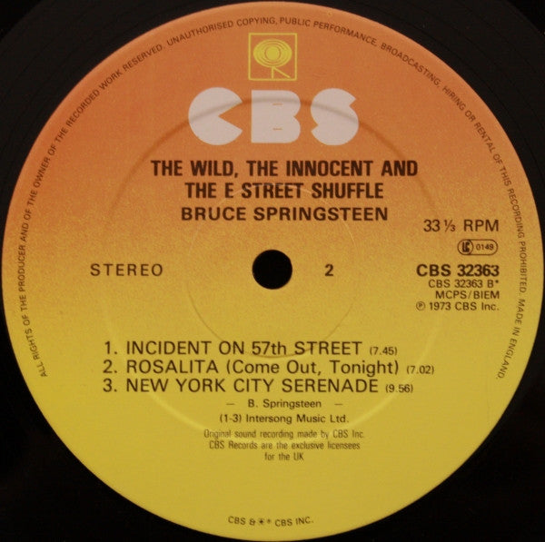 The Wild, The Innocent &  The E Street Shuffle