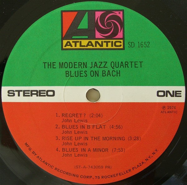 Release: Blues On Bach-Vinyl-US-1974-SD 1652-1126287