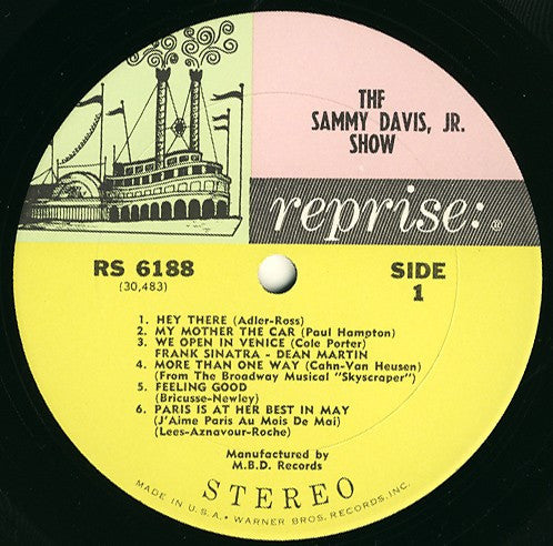 Release: The Sammy Davis Jr. Show With Surprise Guest Stars-Vinyl-US-1965-RS 6188, RS-6188-3055732