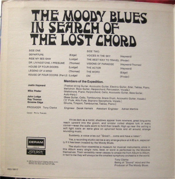 Release: In Search Of The Lost Chord-Vinyl-US-1972-DES 18017, DES-18017-2930321