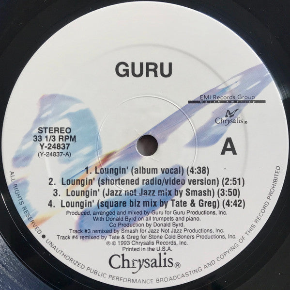 Master Release: Loungin' by Guru