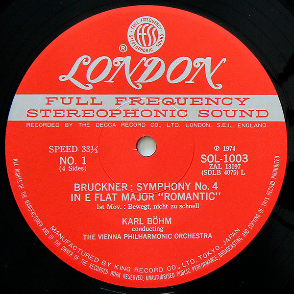 Symphony No. 4 In E Flat Major "Romantic"