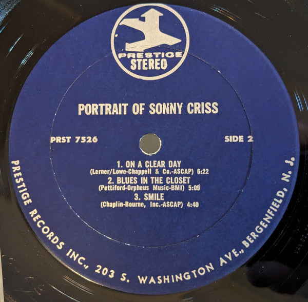 Portrait Of Sonny Criss