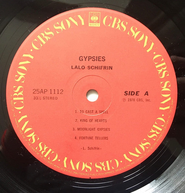 Release: Gypsies-Vinyl-Japan-1978-25AP 1112-11343379