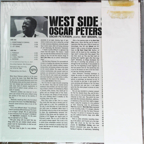 Release: West Side Story-Vinyl-US-1962-V6-8454, V/V6-8454-22508708
