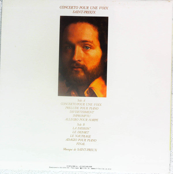 Master Release: Concerto Pour Une Voix by Saint-Preux