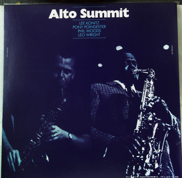 Release: Alto Summit-Vinyl-Japan-1974-ULS-6019-P-23797928