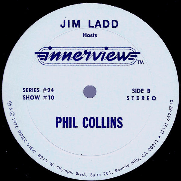 Master Release: Jim Ladd Hosts Innerview: Phil Collins by Phil Collins
