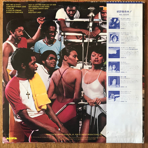 Release: Hot, Wet And Sticky-Vinyl-Japan-1978-25RS-23-13140528