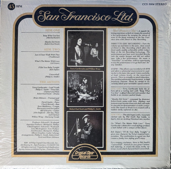 Master Release: San Francisco Ltd. by San Francisco Ltd.