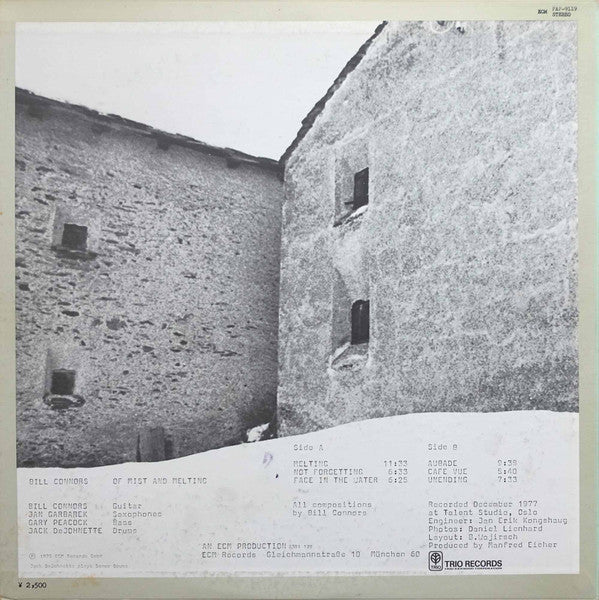 Release: Of Mist And Melting-Vinyl-Japan-1978-PAP-9119, PAP-9119-23061155