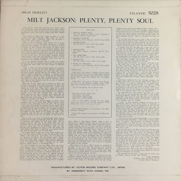 Release: Plenty, Plenty Soul-Vinyl-Japan-None-ATL-5028-10239107