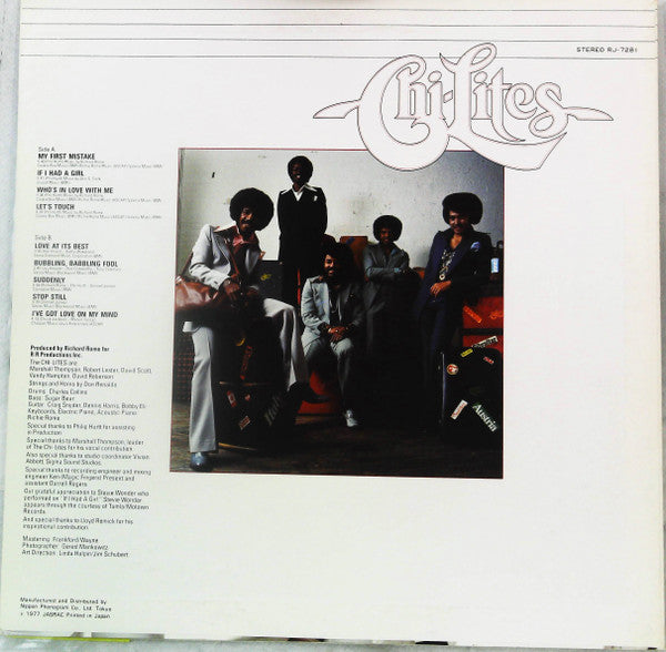 Release: The Fantastic Chi-Lites-Vinyl-Japan-1977-RJ-7281-23003375