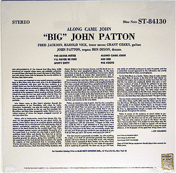 Release: Along Came John-Vinyl-Italy-2011-ST-84130, 84130-19826455