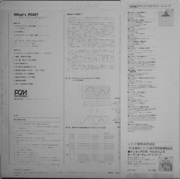 What's PCM? (驚異のPCM録音のすべて)