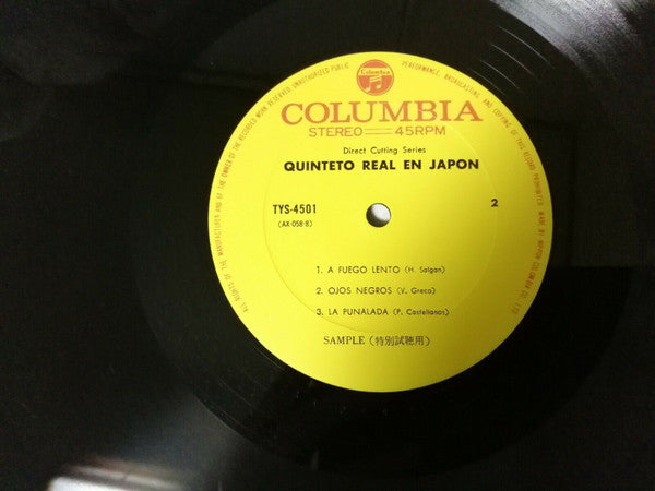 Release: Quinteto Real En Japon Vol.2-Vinyl-Japan-None-TYS-4501-13758194
