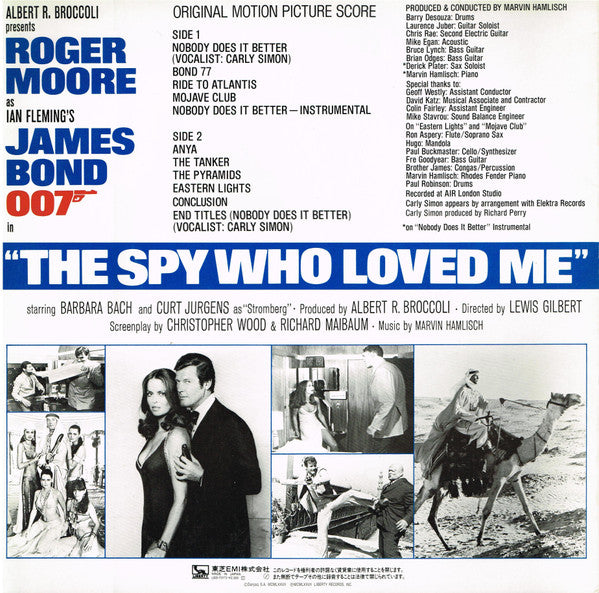 Release: The Spy Who Loved Me (Original Motion Picture Score)-Vinyl-Japan-1977-LBS-70173-11547377