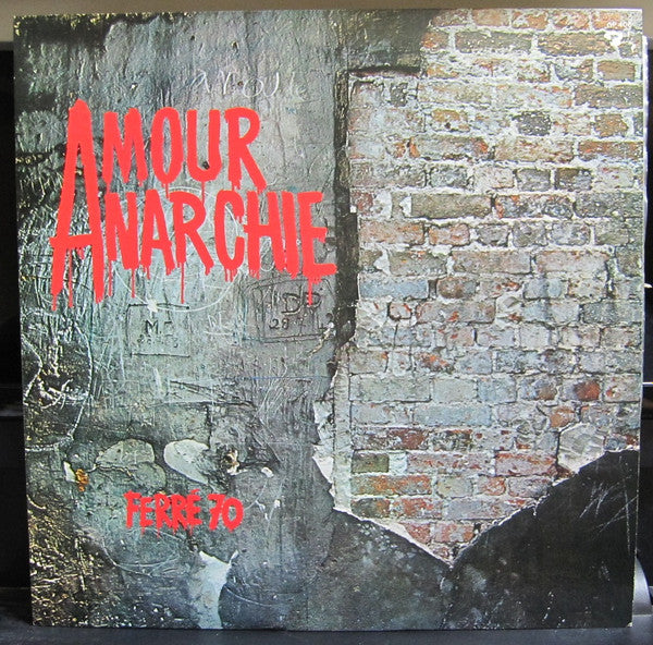 Release: Amour Anarchie - Ferré 70-Vinyl-Japan-1976-GP-406-10538972
