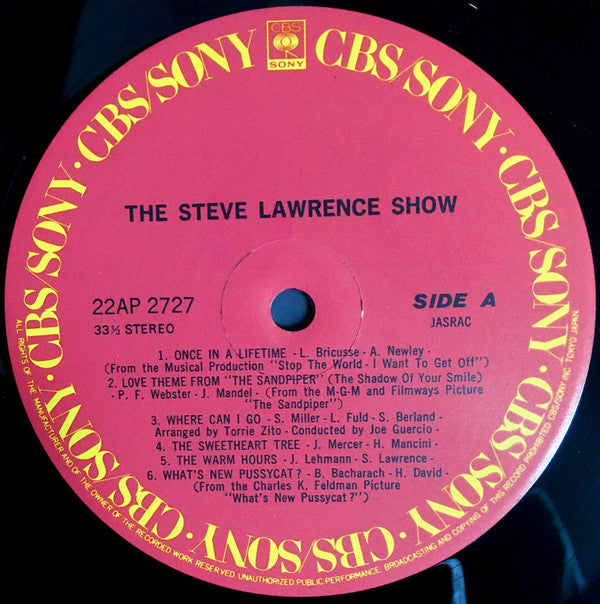 Release: The Steve Lawrence Show-Vinyl-Japan-1983-22AP 2727-10264452