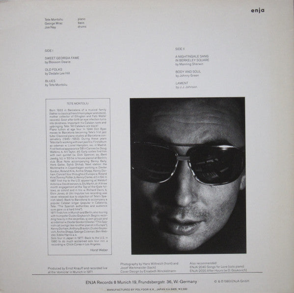 Master Release: Body & Soul by Tete Montoliu