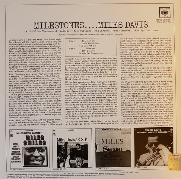 Milestones