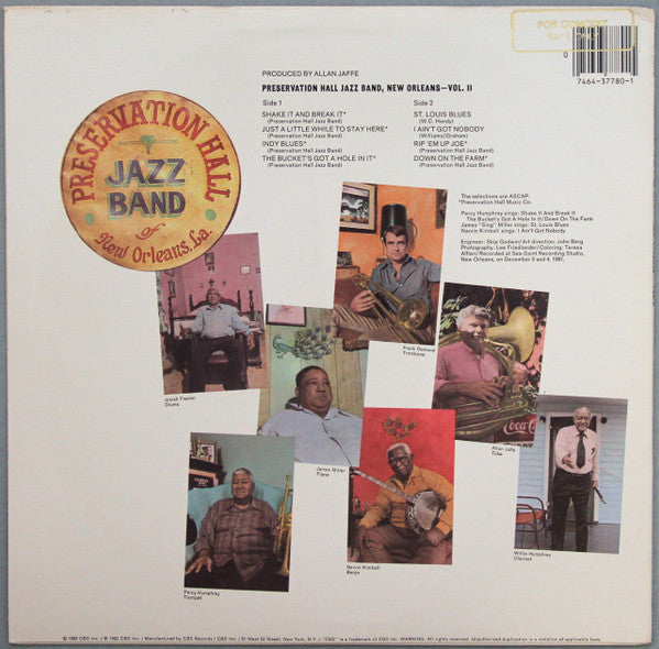 Release: New Orleans. Vol. II-Vinyl-US-1982-FM 37780-10227700