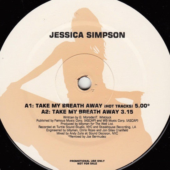 Master Release: Take My Breath Away by Jessica Simpson