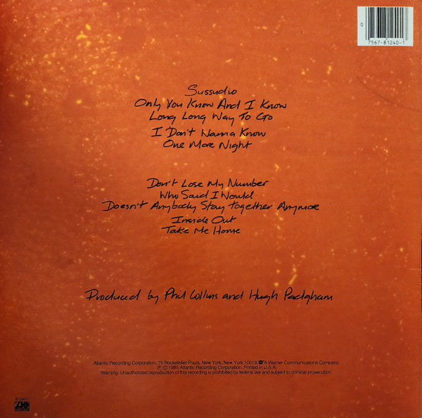 Release: No Jacket Required-Vinyl-US-1985-81240-1, 7 81240 1, 81240-1-E-10414539