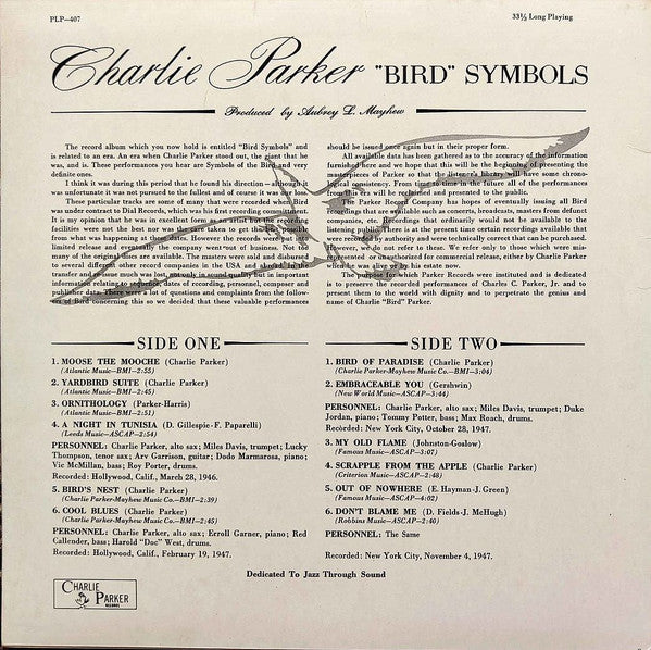 "Bird" Symbols