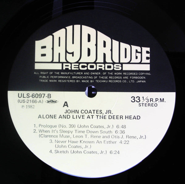 Alone And Live At The Deer Head