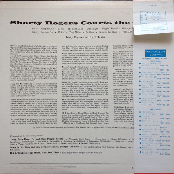 Release: Shorty Rogers Courts The Count-Vinyl-Japan-1976-RGP-1165(M), RGP-1165(M)-12666778