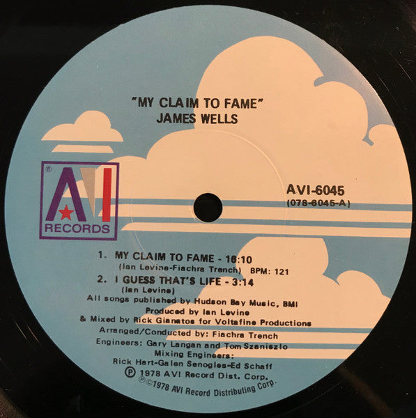 Release: My Claim To Fame-Vinyl-US-1978-AVI 6045-11154678