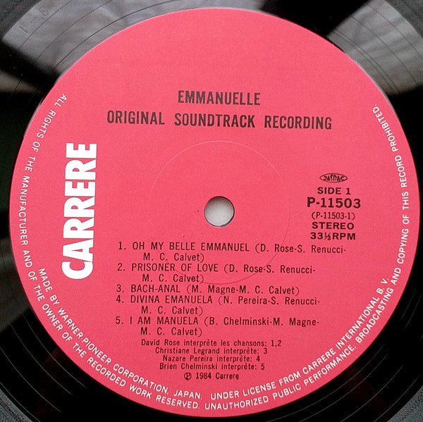 Emmanuelle 4: Emmanuelle Va Beaucoup Plus Loin... (Bande Originale Du Film)