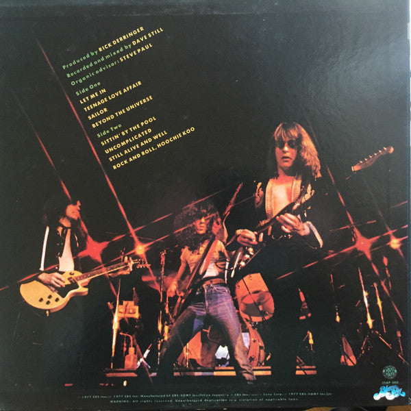 Release: Live-Vinyl-Japan-1977-25AP 588-34488634