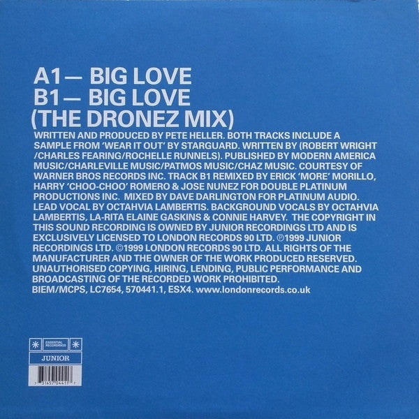 Master Release: Big Love by Pete Heller's Big Love