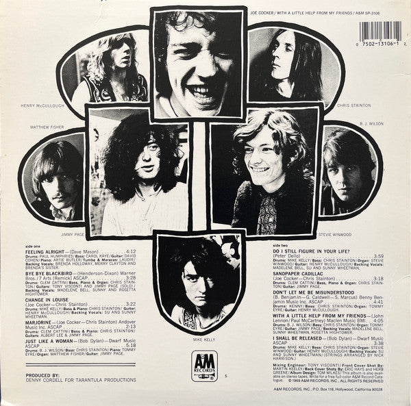 Master Release: With A Little Help From My Friends by Joe Cocker