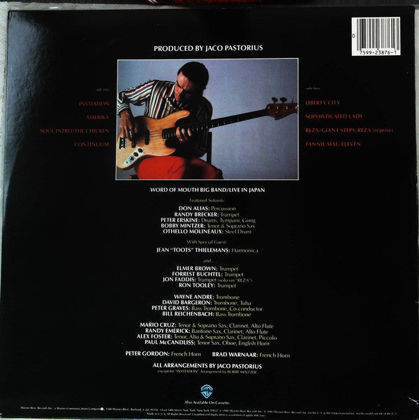Release: Invitation-Vinyl-US-1983-9 23876-1, 1-23876-23055494
