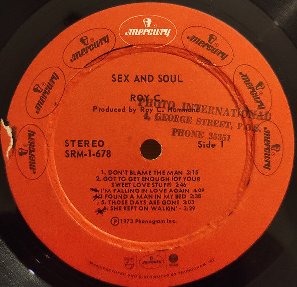 Release: Sex And Soul-Vinyl-Jamaica-1973-SRM-1-678-19659511