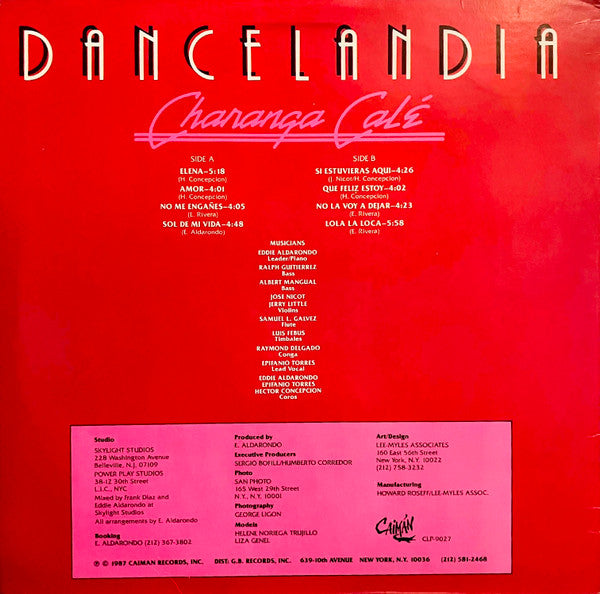 Release: Dancelandia-Vinyl-US-1987-CLP-9027-21124291