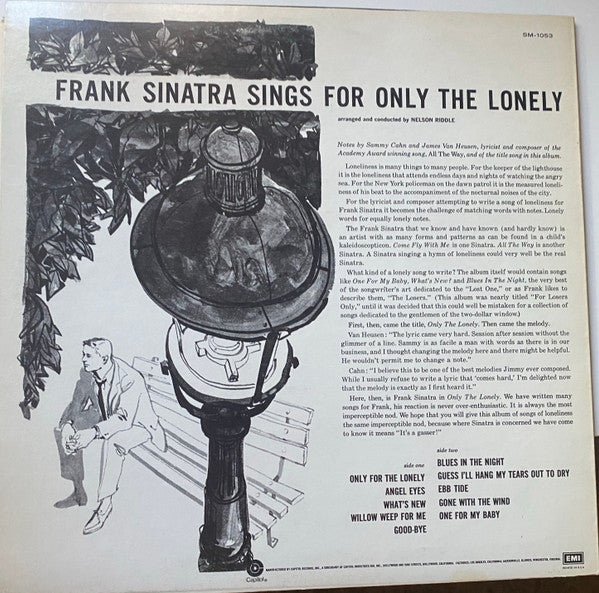 Release: Frank Sinatra Sings For Only The Lonely-Vinyl-US-1975-SM-1053-31872857