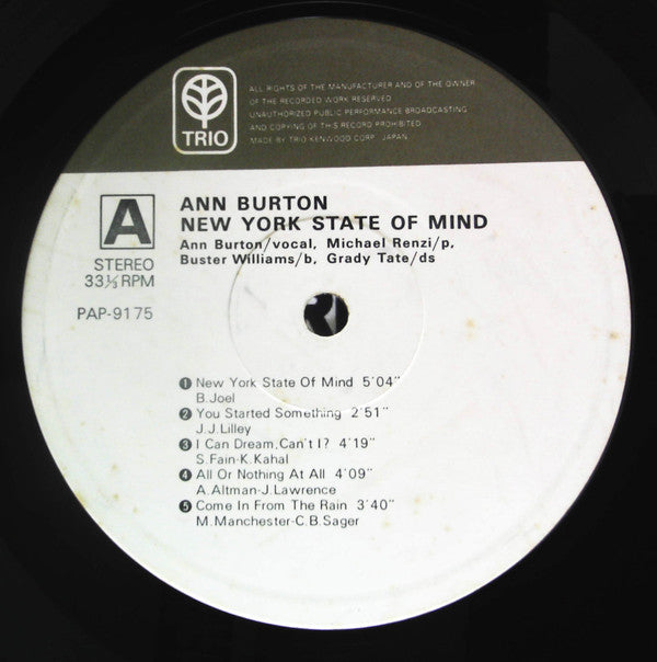New York State Of Mind
