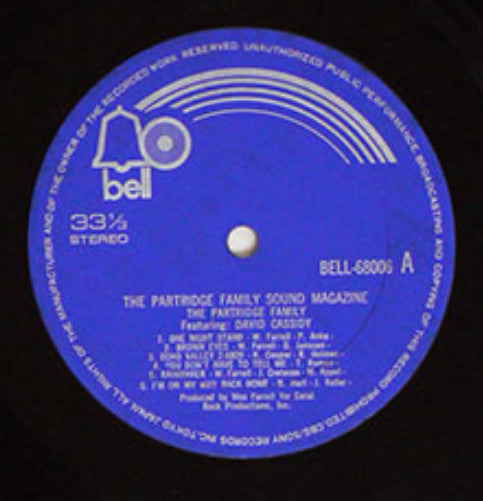 Master Release: The Partridge Family Sound Magazine by The Partridge Family